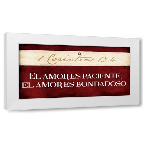 Corintios White Modern Wood Framed Art Print by Grey, Jace
