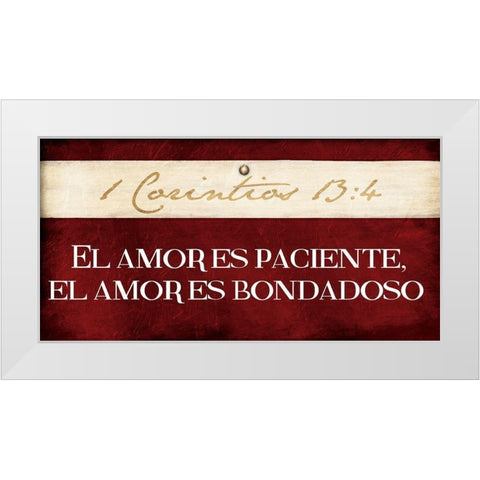 Corintios White Modern Wood Framed Art Print by Grey, Jace