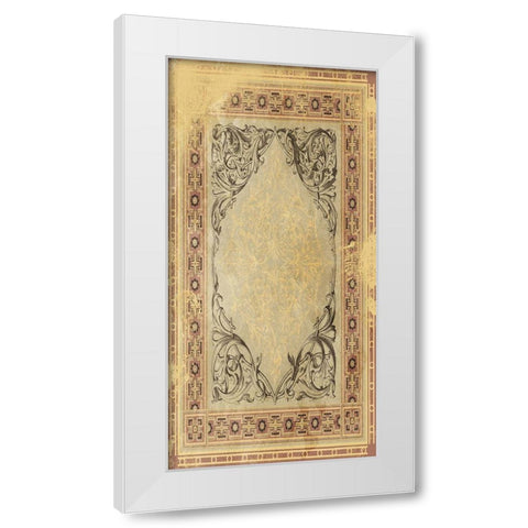 Desert Carpet White Modern Wood Framed Art Print by Grey, Jace