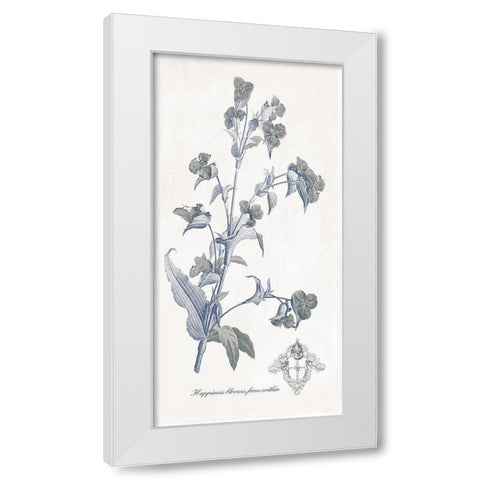 Happiness Blooms White Modern Wood Framed Art Print by Grey, Jace