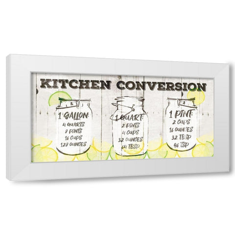 Kitchen Conversion White Modern Wood Framed Art Print by Grey, Jace