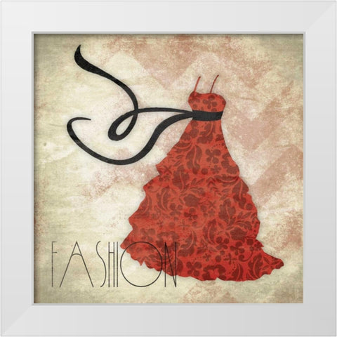 Fashion White Modern Wood Framed Art Print by Grey, Jace