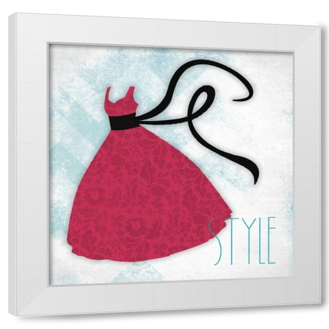 Style White Modern Wood Framed Art Print by Grey, Jace