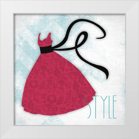 Style White Modern Wood Framed Art Print by Grey, Jace