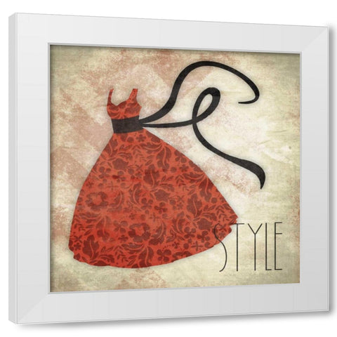 Style White Modern Wood Framed Art Print by Grey, Jace