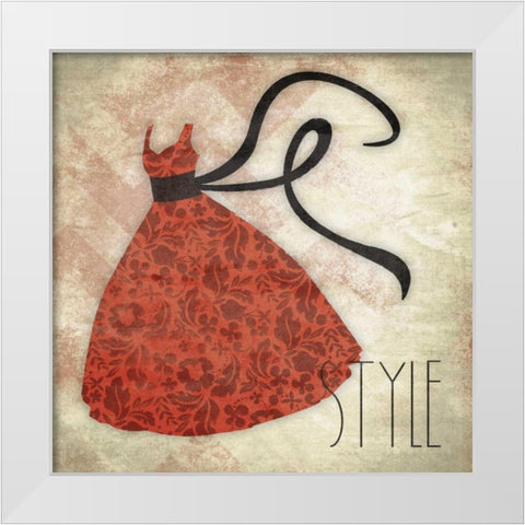 Style White Modern Wood Framed Art Print by Grey, Jace