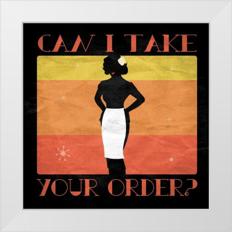 Take your order White Modern Wood Framed Art Print by Grey, Jace