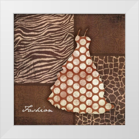 Fashion White Modern Wood Framed Art Print by Grey, Jace