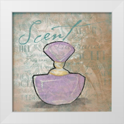 Scent White Modern Wood Framed Art Print by Grey, Jace