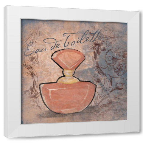 Eau de Toilette White Modern Wood Framed Art Print by Grey, Jace