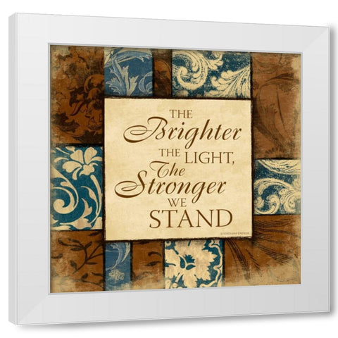 Brighter White Modern Wood Framed Art Print by Grey, Jace