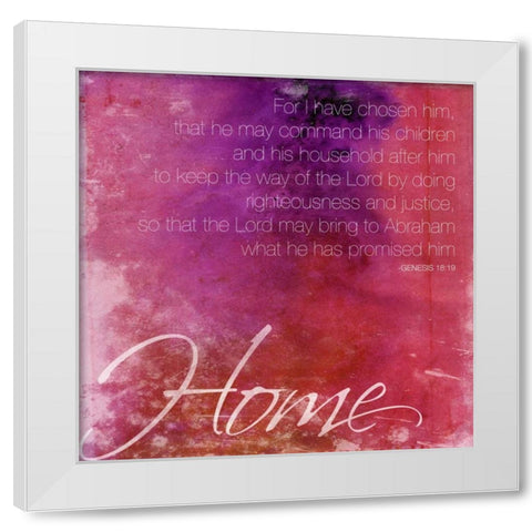 Watercolor Home White Modern Wood Framed Art Print by Grey, Jace