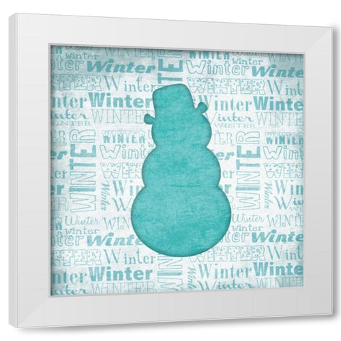 Winter White Modern Wood Framed Art Print by Grey, Jace