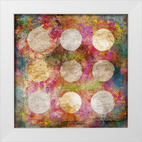 Abstract White Modern Wood Framed Art Print by Grey, Jace