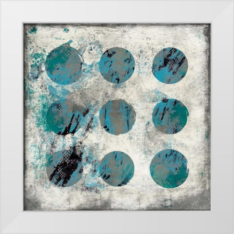RC Abstract White Modern Wood Framed Art Print by Grey, Jace