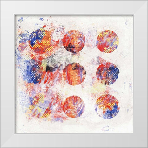 Abstract 2 White Modern Wood Framed Art Print by Grey, Jace