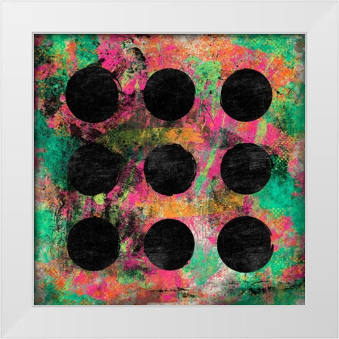 Glow Abstract H2 White Modern Wood Framed Art Print by Grey, Jace