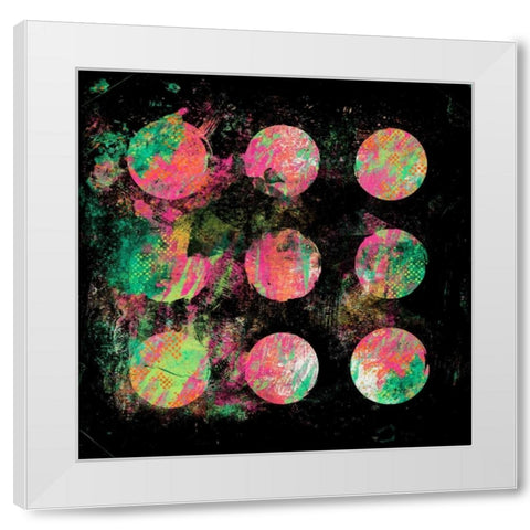 Glow Abstract Mate J2 White Modern Wood Framed Art Print by Grey, Jace