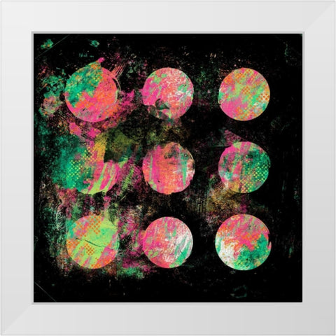 Glow Abstract Mate J2 White Modern Wood Framed Art Print by Grey, Jace