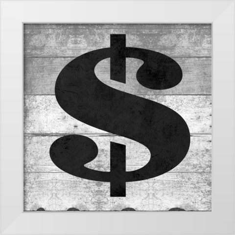 SHIFT KEY $ White Modern Wood Framed Art Print by Grey, Jace