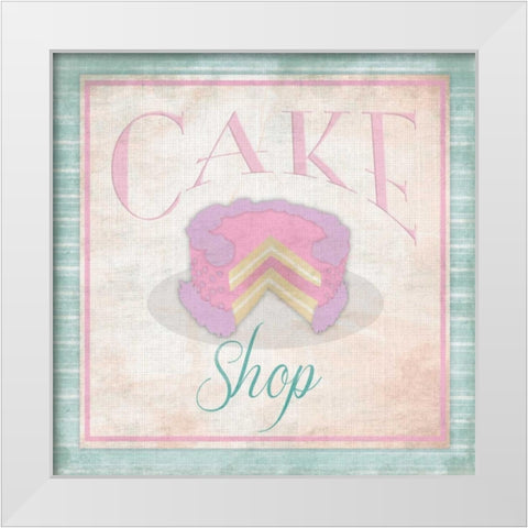Cakes 2 White Modern Wood Framed Art Print by Grey, Jace