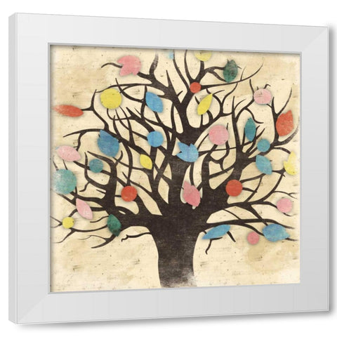 Tree 2 White Modern Wood Framed Art Print by Grey, Jace