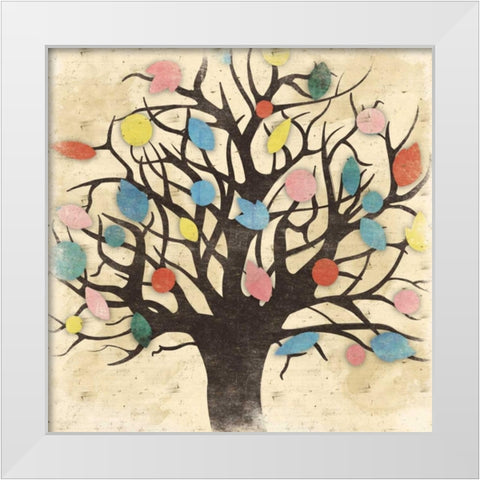Tree 2 White Modern Wood Framed Art Print by Grey, Jace