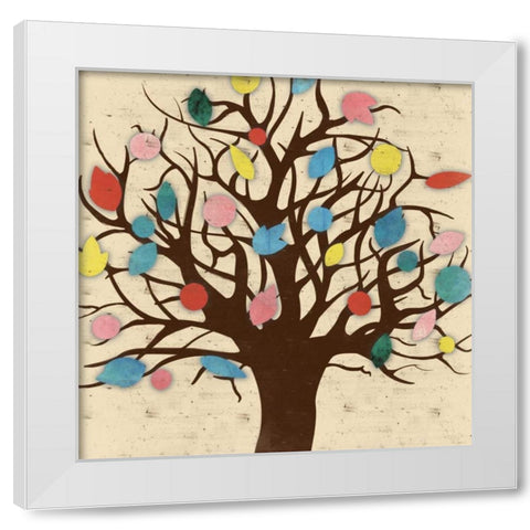 Tree 2 White Modern Wood Framed Art Print by Grey, Jace