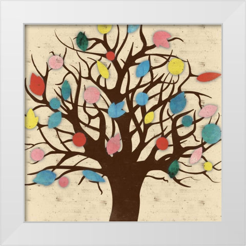 Tree 2 White Modern Wood Framed Art Print by Grey, Jace