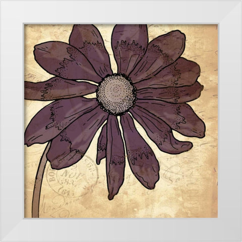 Paris 8 White Modern Wood Framed Art Print by Grey, Jace