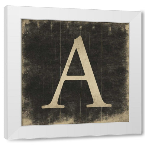 A White Modern Wood Framed Art Print by Grey, Jace
