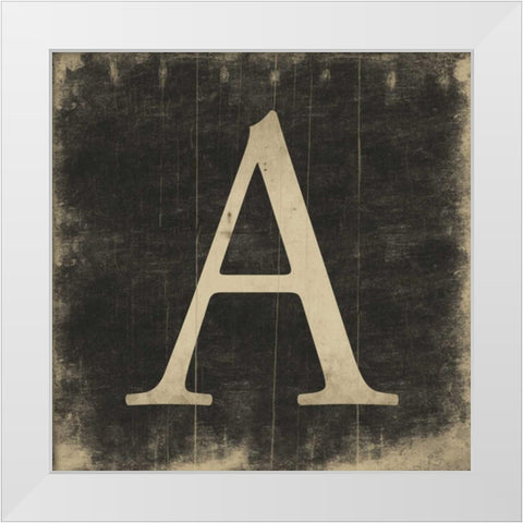A White Modern Wood Framed Art Print by Grey, Jace