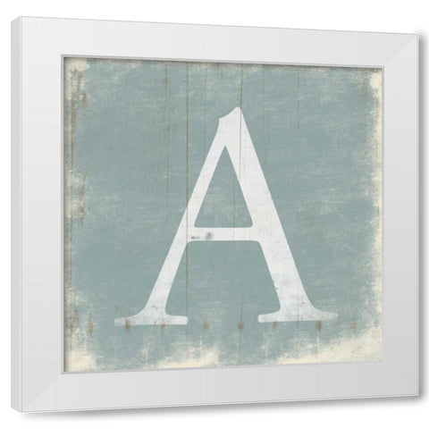 A White Modern Wood Framed Art Print by Grey, Jace