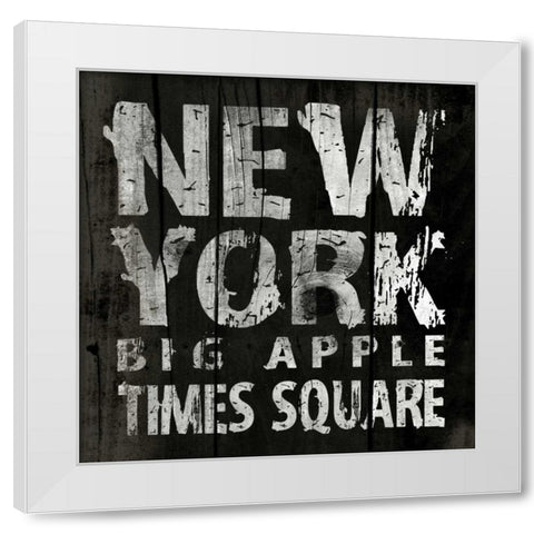 NEW YORK1 White Modern Wood Framed Art Print by Grey, Jace