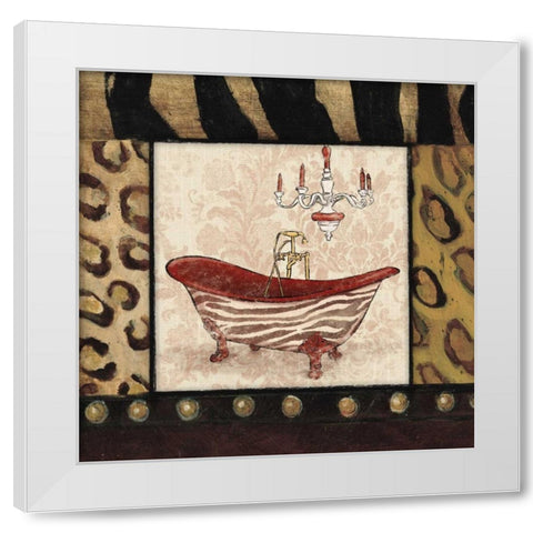 Bath 2 White Modern Wood Framed Art Print by Grey, Jace