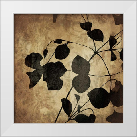 Silo flower 3 White Modern Wood Framed Art Print by Grey, Jace