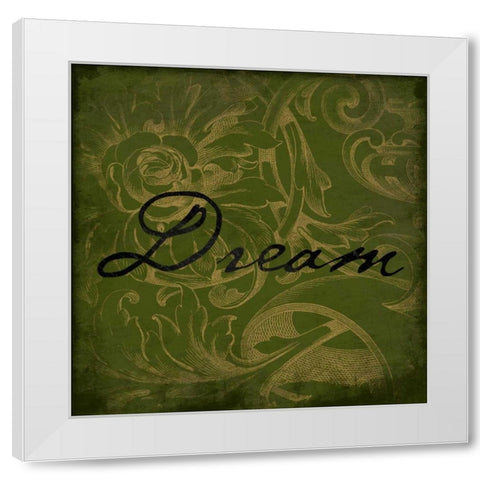 Dream White Modern Wood Framed Art Print by Grey, Jace
