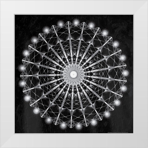 Sunken White Modern Wood Framed Art Print by Grey, Jace