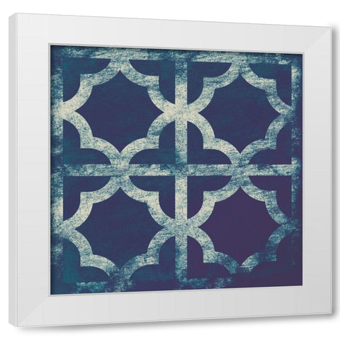 Blue Window White Modern Wood Framed Art Print by Grey, Jace