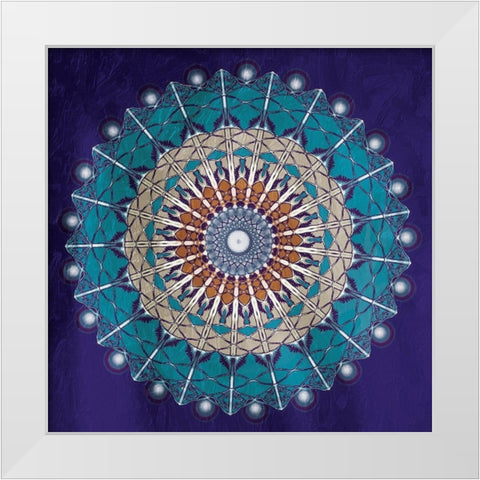 Elegant Vertigo White Modern Wood Framed Art Print by Grey, Jace