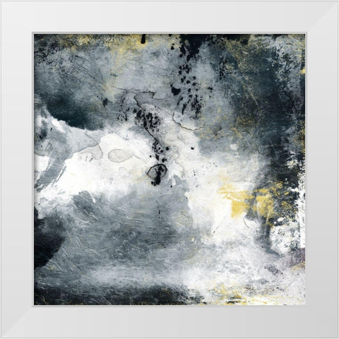 Cloud In The Water White Modern Wood Framed Art Print by Grey, Jace