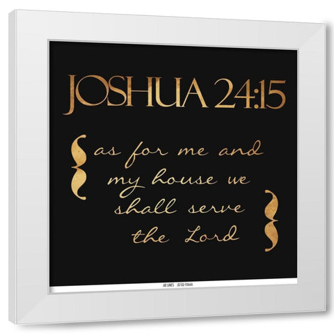 Shall Serve White Modern Wood Framed Art Print by Grey, Jace