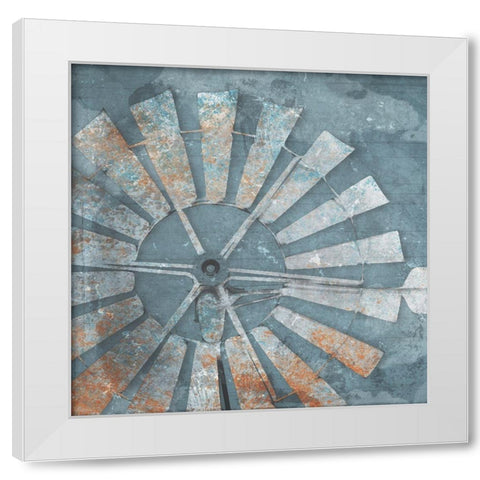 In The Wind White Modern Wood Framed Art Print by Grey, Jace