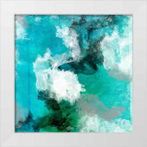 watercolor 1 White Modern Wood Framed Art Print by Grey, Jace
