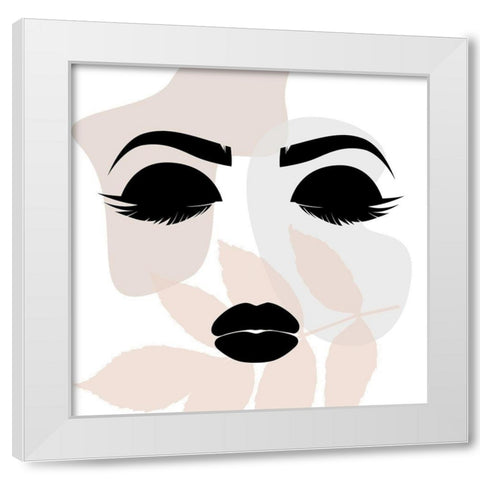 Work It Girl With Colors White Modern Wood Framed Art Print by Grey, Jace