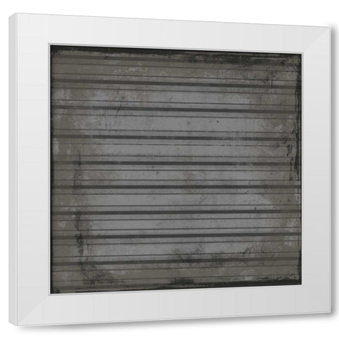 Pattern 2 White Modern Wood Framed Art Print by Grey, Jace