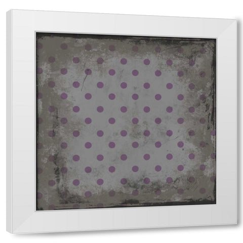 Pattern 3 White Modern Wood Framed Art Print by Grey, Jace