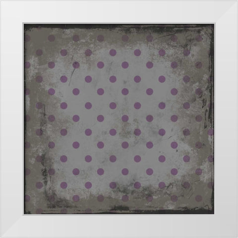 Pattern 3 White Modern Wood Framed Art Print by Grey, Jace