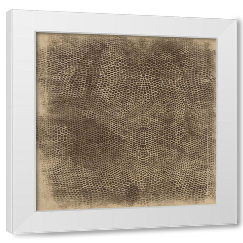 Snake White Modern Wood Framed Art Print by Grey, Jace