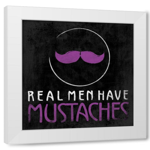 Real Men 2 White Modern Wood Framed Art Print by Grey, Jace